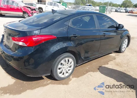 2011 Hyundai Elantra Gls z USA, uszkodzony, nr VIN 5NPDH4AE0BH034652
